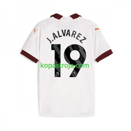 Billiga Fotbollströjor Manchester City Julian Alvarez 19 Borta tröja 2023/24 Kortärmad